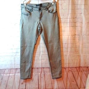Max Gray Stretch Denim Skinny Jeans sz 14